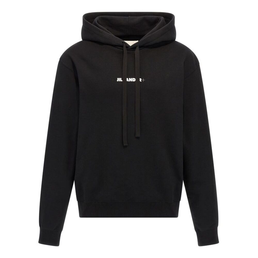 Jil Sander Black Cotton Men's Sweatshirt